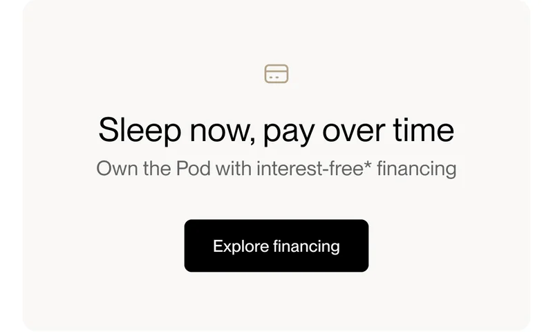Sleep now, pay over time