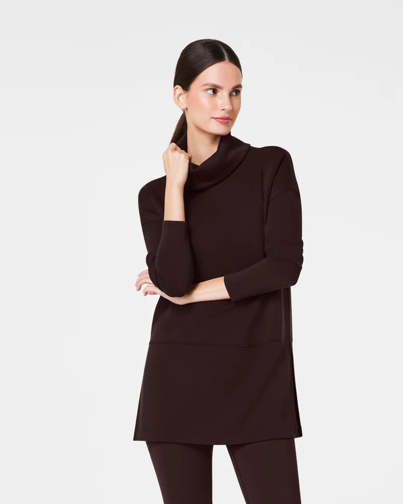 Image of Spanx Women's AirEssentials Turtleneck Tunic Top