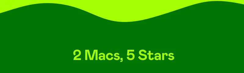 2 Macs, 5 Stars