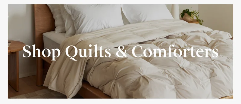Shop quilts & comforters.