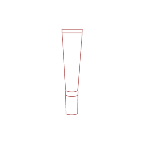 Rose-colored outline of NuFACE Trinity + FIX