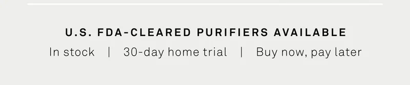 U.S. FDA-Cleared Purifiers Available