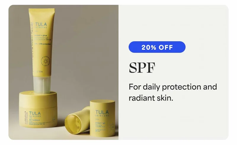 SPF For daily protection and radiant skin.