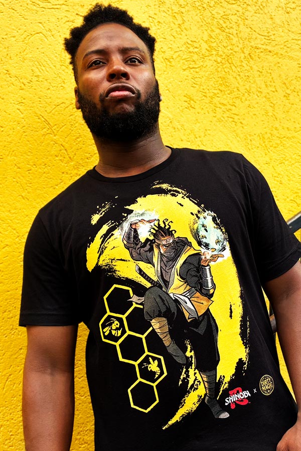 SHINOBI X Dirty Magic Wave Tee