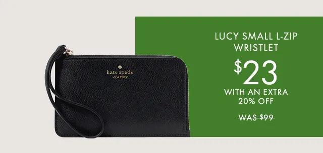 Lucy Small L-Zip Wristlet