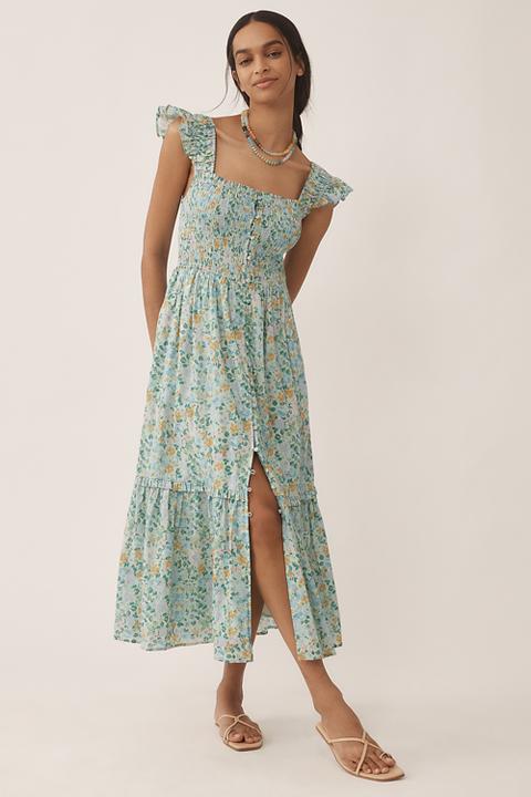 The Peregrine Midi Dress: Square-Neck Edition