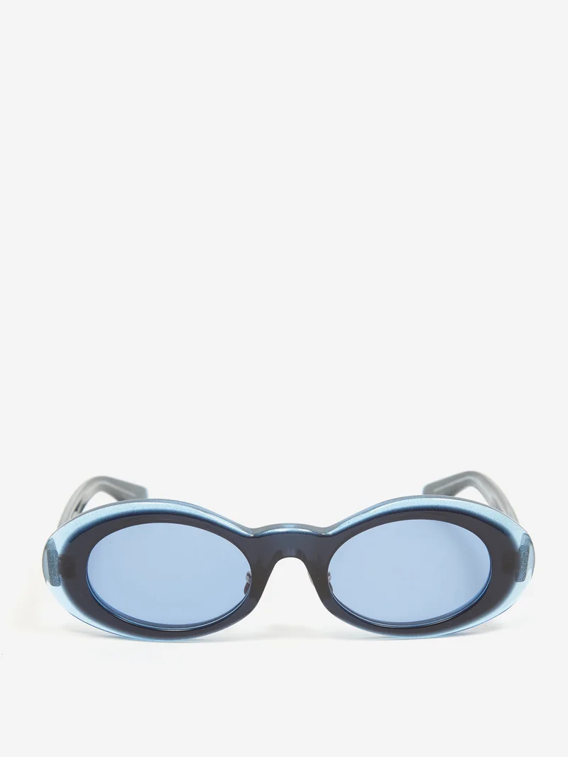 Image of Brain Dead Oyster Eye Protection - Blue Glitter/Midnight Lens