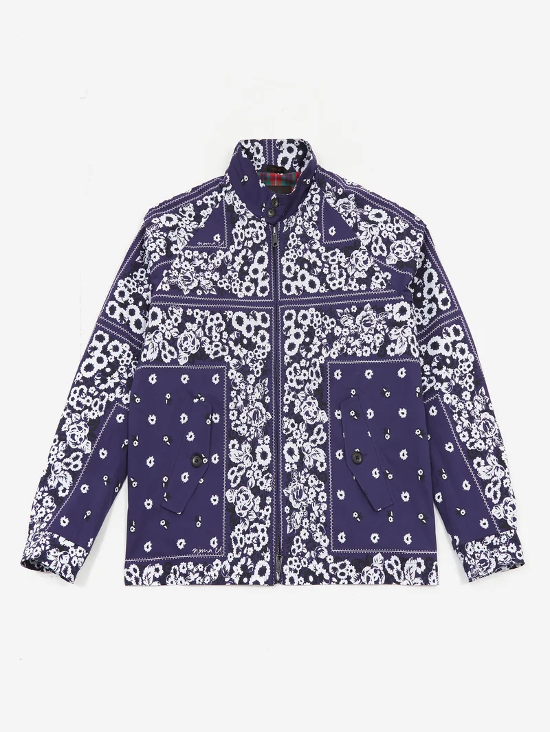 Image of NOMA t.d x Baracuta Barracuda G4 Jacket - Indigo Blue