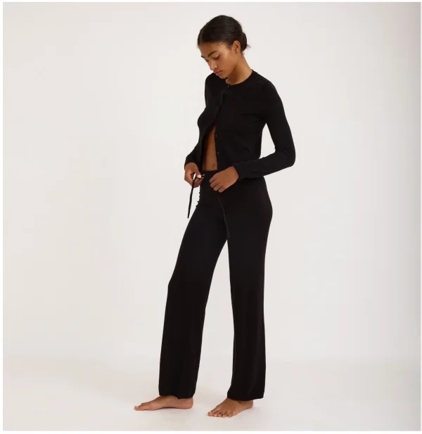 Soft Knit Straight Leg Pants