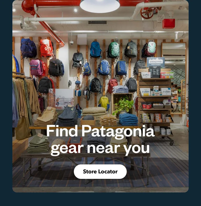 Find Patagonia gear near you.