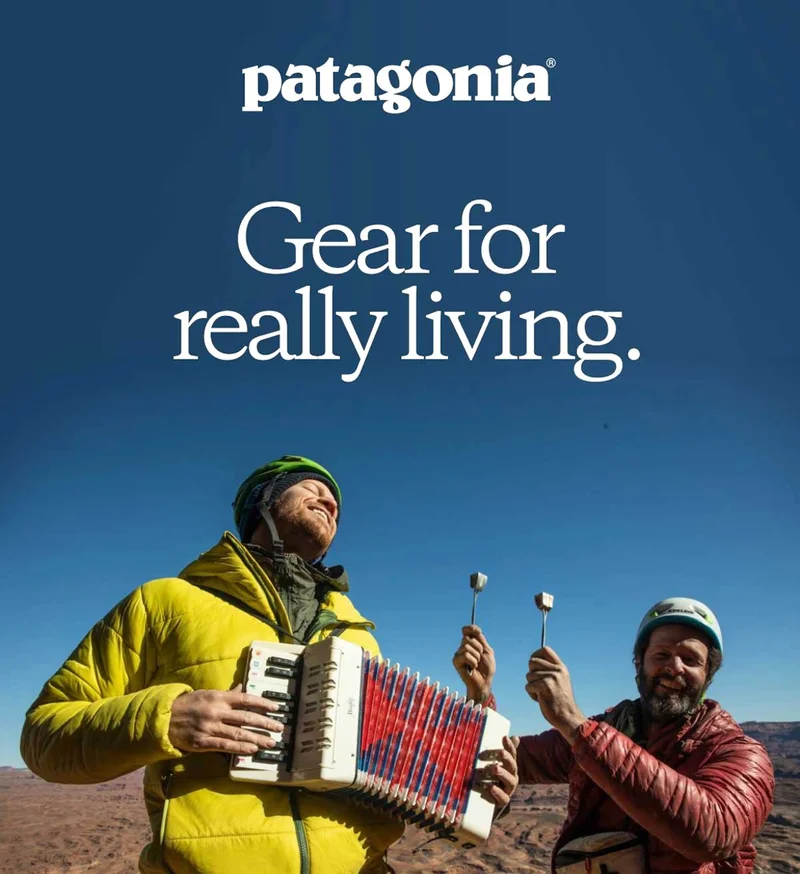 Patagonia. Gear for Really Living.