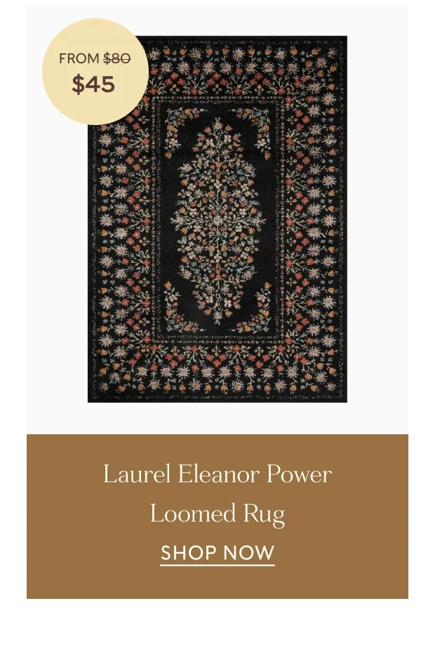 Laurel Eleanor Power Loomed Rug - Shop Now