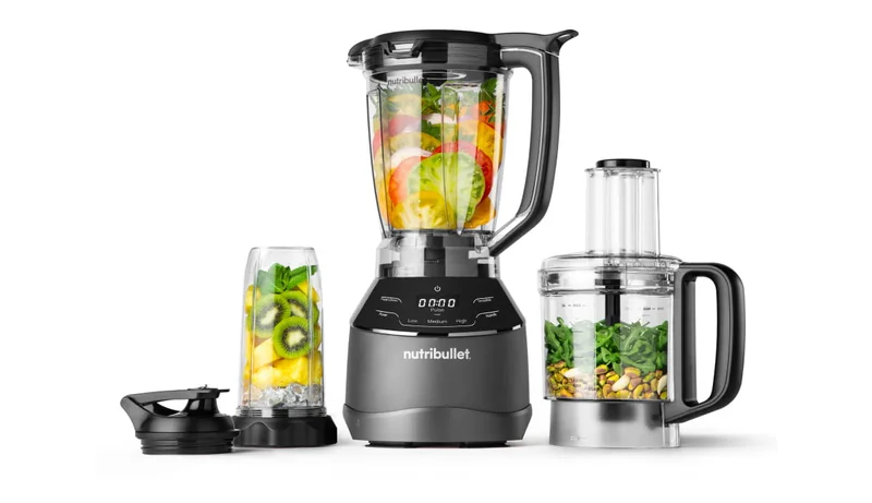 Image of the nutribullet Triple Prep with all accessories included
