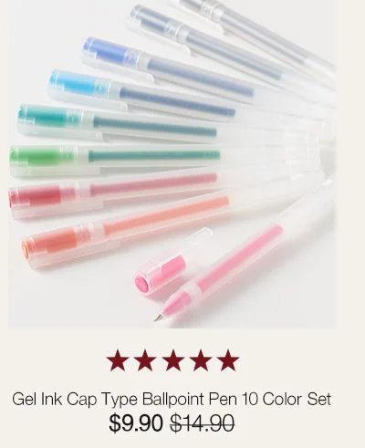 Shop Gifts For HimGel Ink Cap Type Ballpoint Pen 10 Color Set
