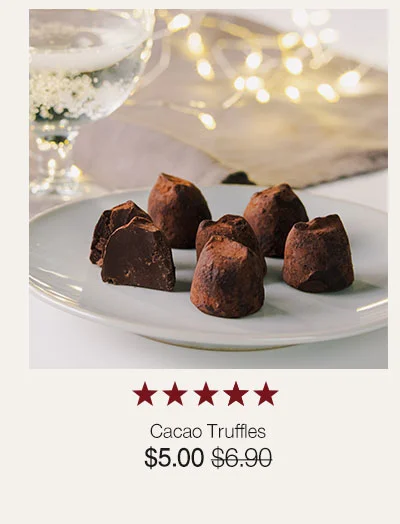 Shop $5 Cacao Truffles