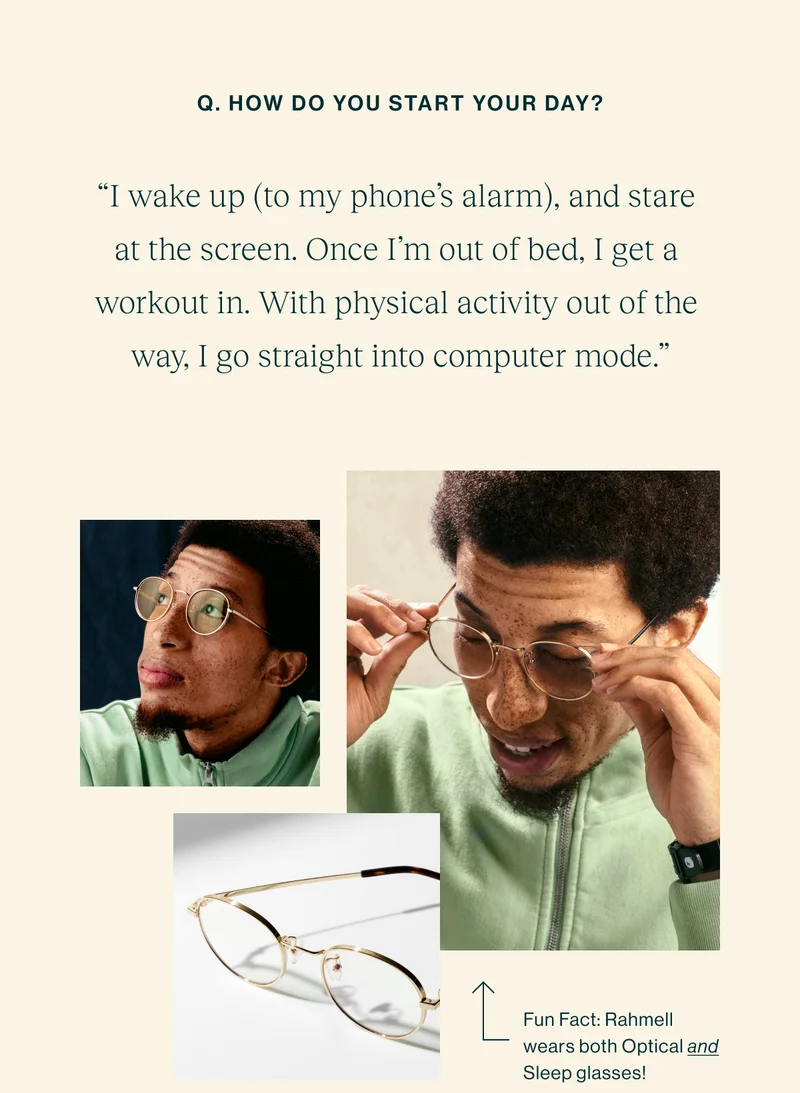 Read more of Rahmell's interview.