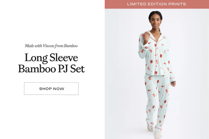 Long Sleeve Bamboo PJ Set