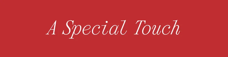 A Special Touch