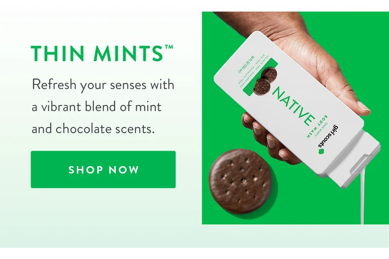 Thin Mints™ | Refresh your senses with a vibrant blend of mint and chocolate scents. | SHOP NOW