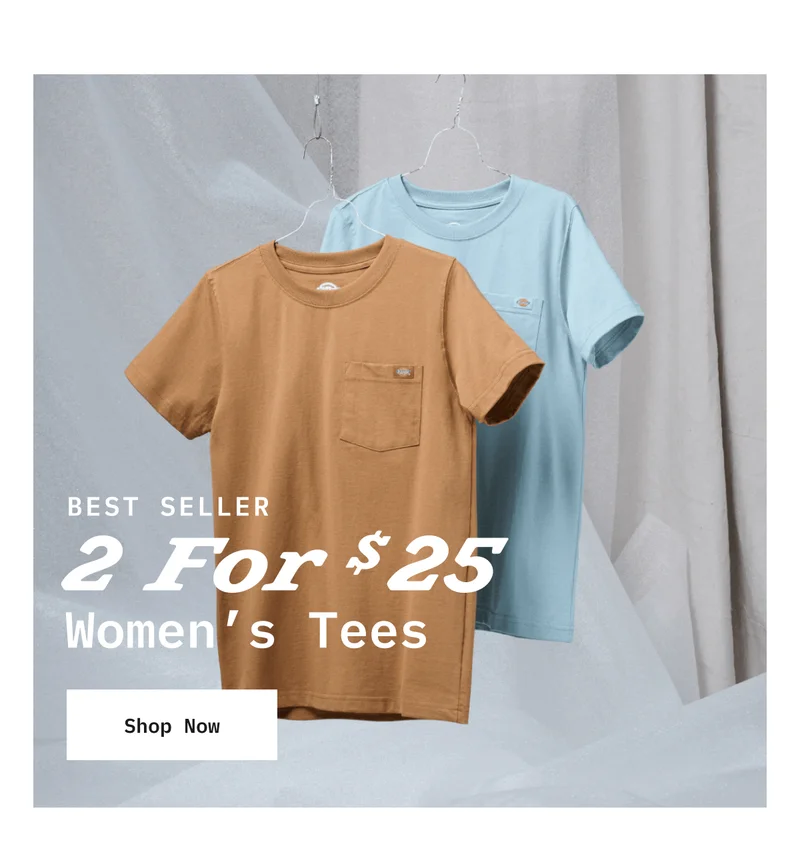 Best Seller. 2 For $25 Women's Tees. Shop Now.