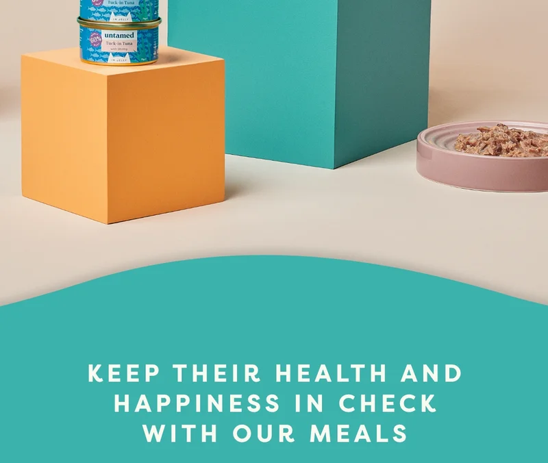 Keep their health and happiness in check with our meals