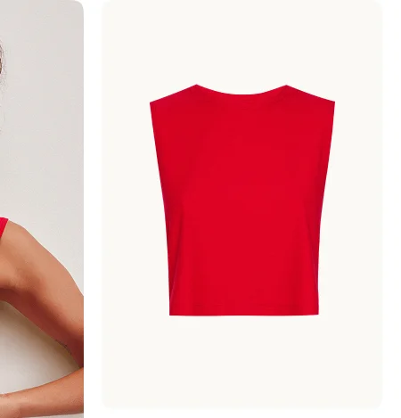 Featherweight Minimal Cropped Tank