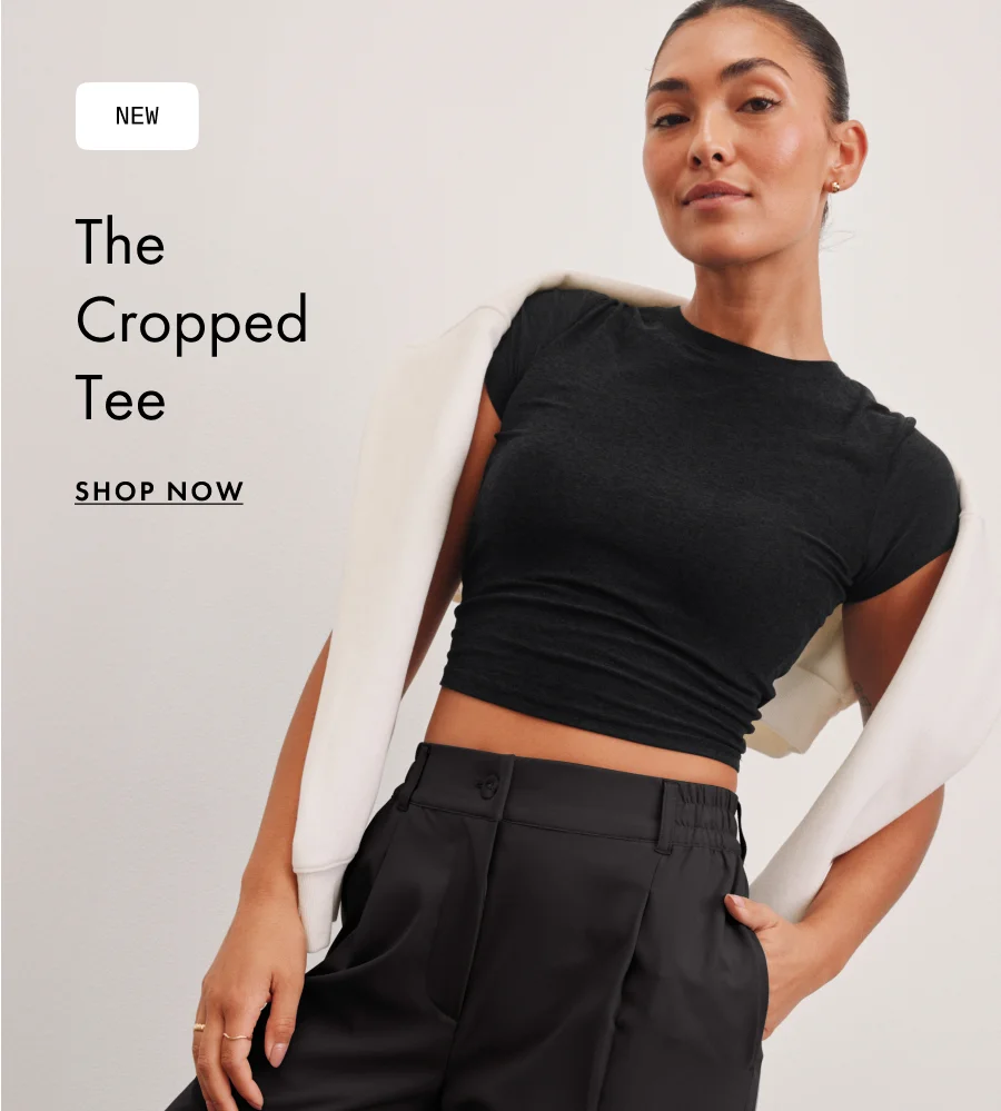 Featherweight Cropped Tee