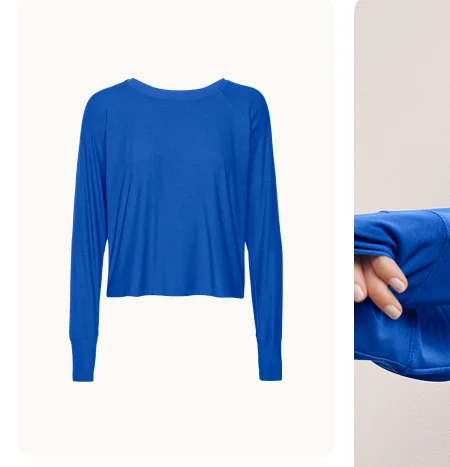 Featherweight Daydreamer Pullover in Court Blue Heather