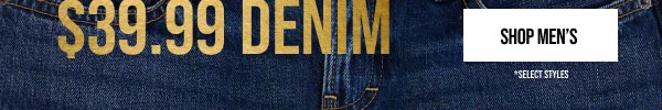 $39.99 Denim Shop Men's
