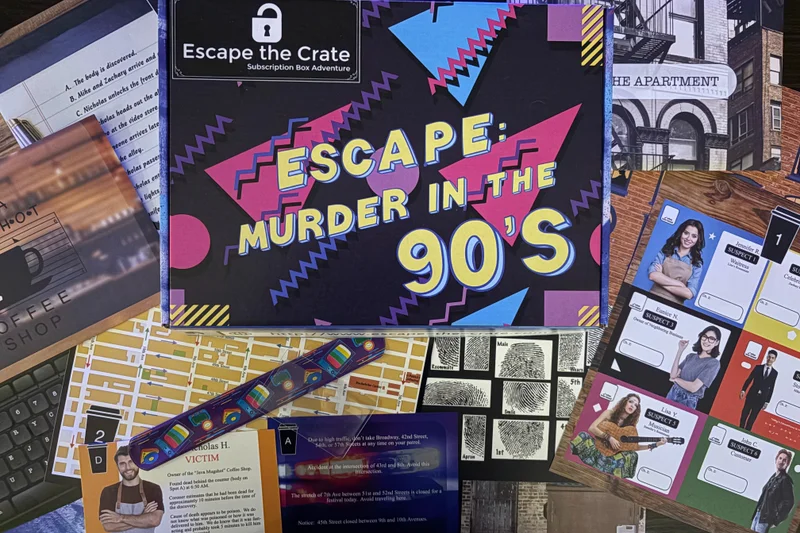 Escape the Crate Escape Room Adventure box