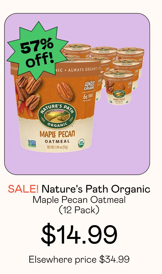 Maple Pecan Oatmeal (12 Pack)
