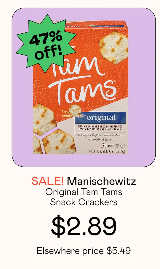Original Tam Tams Snack Crackers