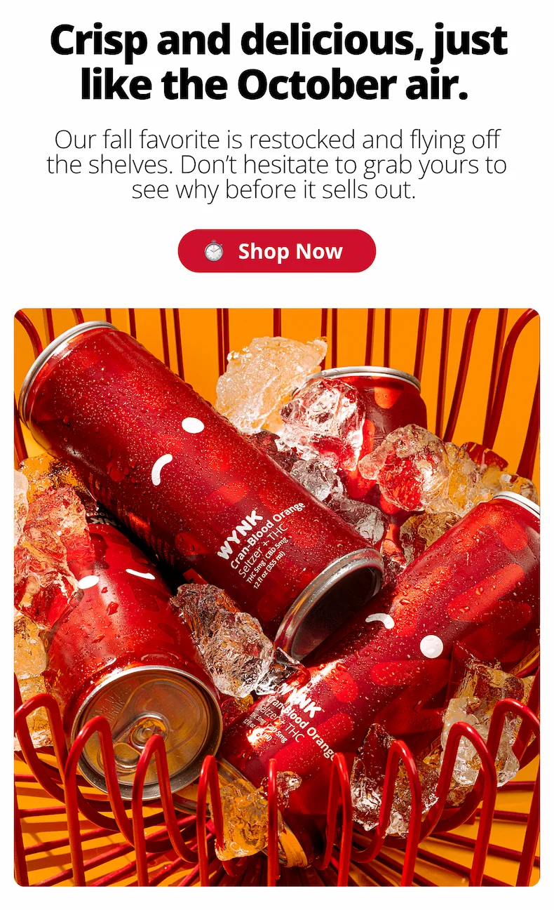 Crisp and delicious, just like the October air. [Shop Cran-Blood Orange Now]