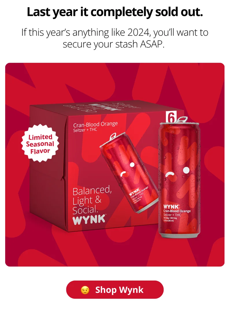 Last year it completely sold out. [Shop Wynk Now]