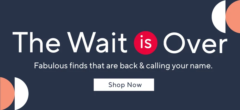 It's Back in Stock