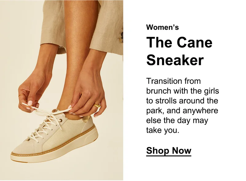 Women's Cane Sneaker