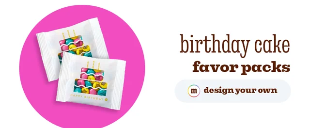 BIRTHDAY CAKE FAVOR PACKS