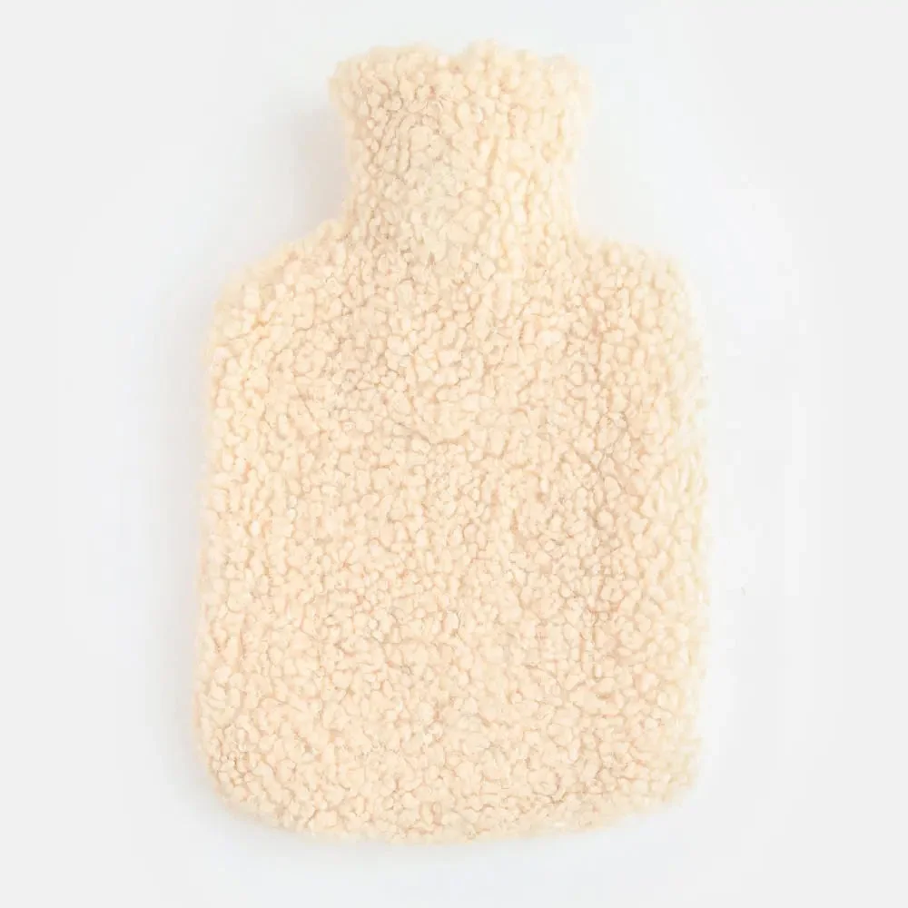 Image of Natural Borg Hot Water Bottle & Cover