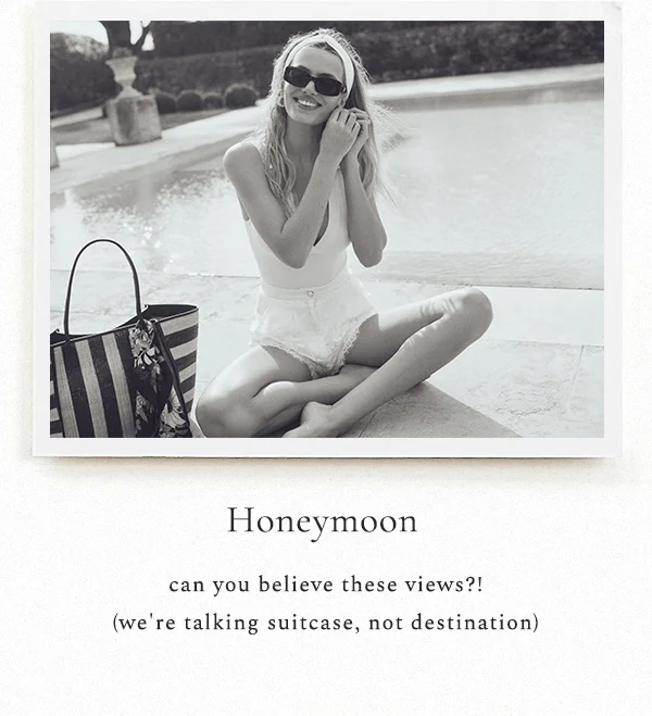 HONEYMOON can you believe these views?! (we're talking suitcase, not destination)