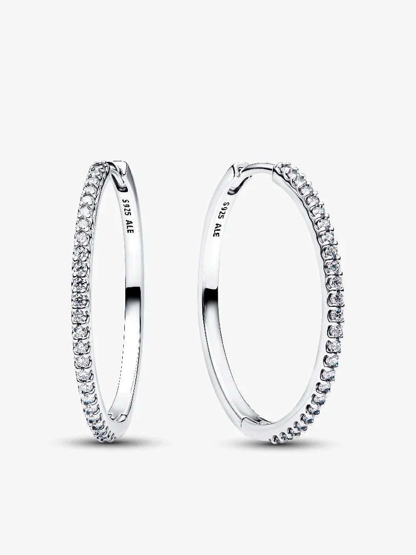 Sparkling Hoop Earrings Sparkling Hoop Earrings