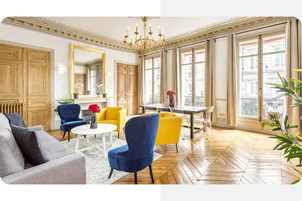 Embrace elegance in a charming private home rental in Paris, France.