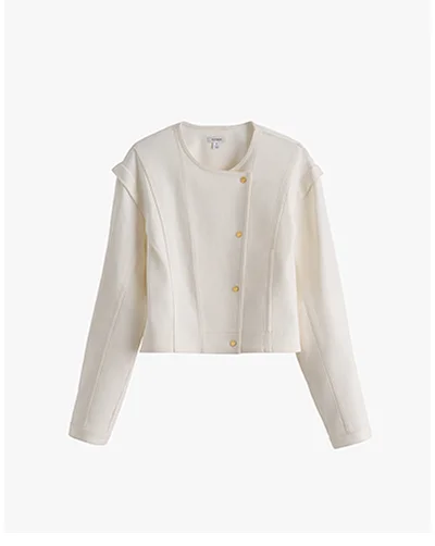 Light Sculpted Jacket Ecru