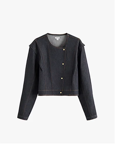 Light Sculpted Jacket Indigo