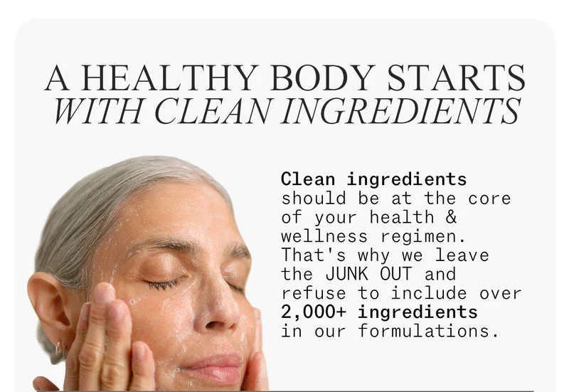 It All Starts with Clean Ingredients