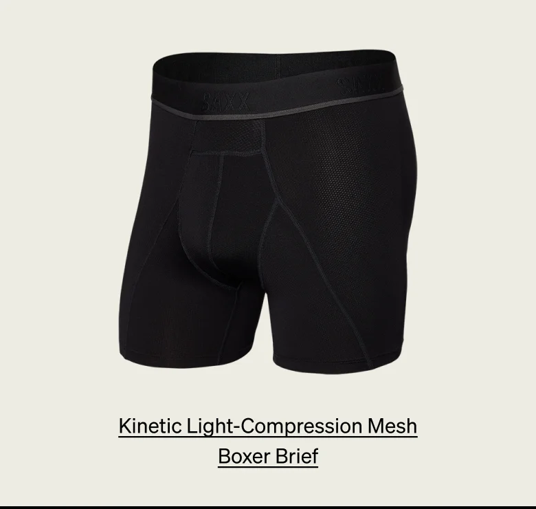 Kinetic Light-Compression Mesh Boxer Brief