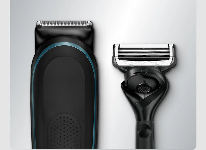 Gillette INTIMATE™ trimmer and razor