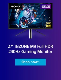 27” INZONE M9 Full HDR 240Hz Gaming Monitor | Shop now