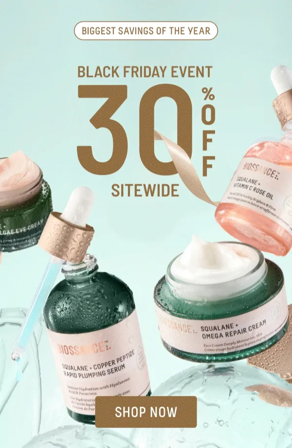 Biggest Sale Of The Year 30% Off Sitewide + Exclusive Gift For Clean Crew