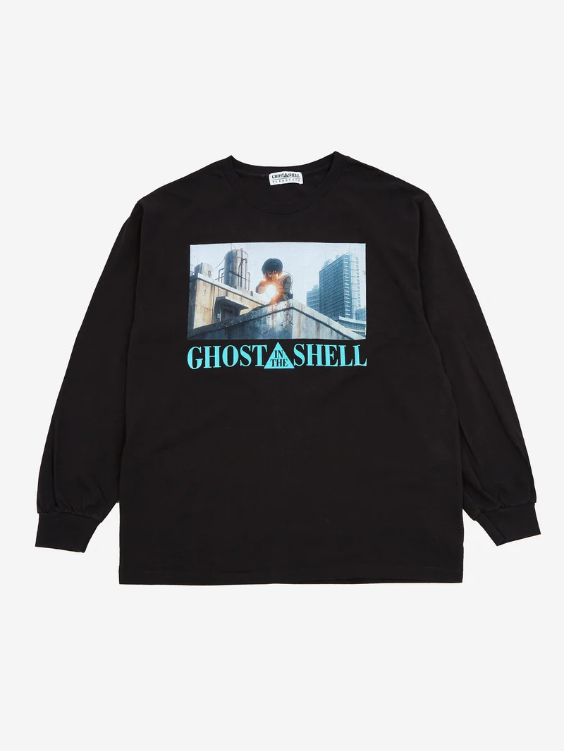 Image of Flagstuff Kusanagi Long Sleeve T-Shirt - Black