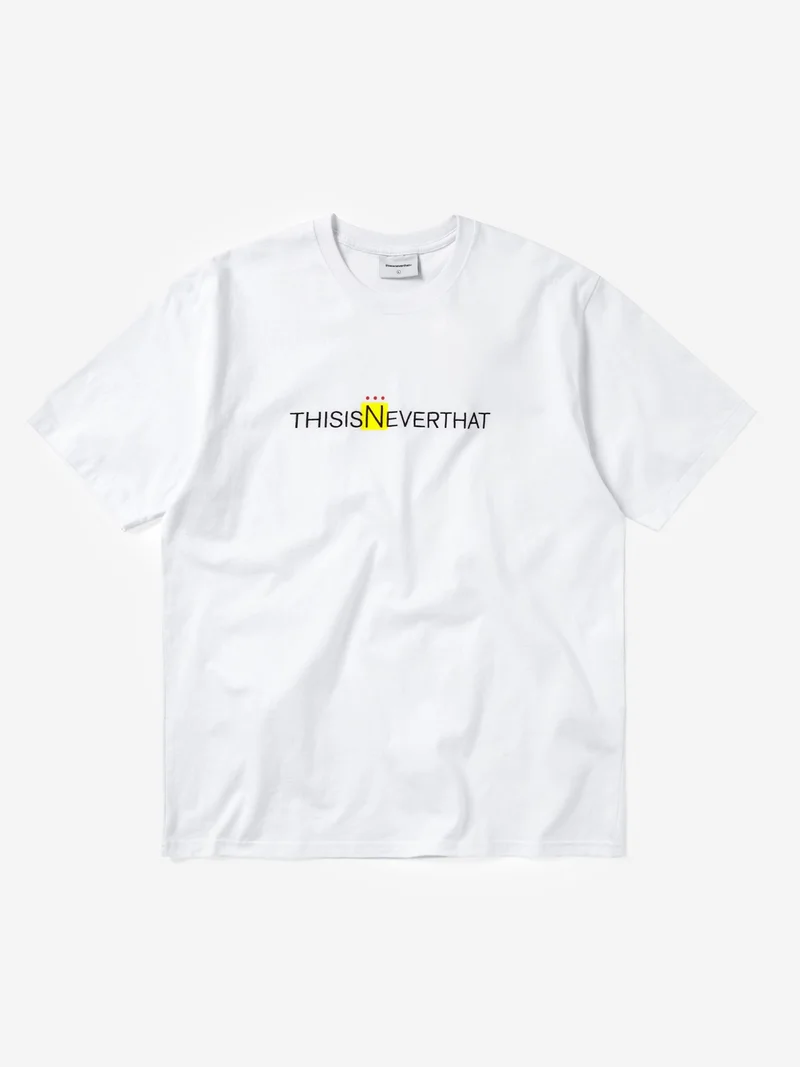Image of thisisneverthat 3 Dots Logo T-Shirt - White